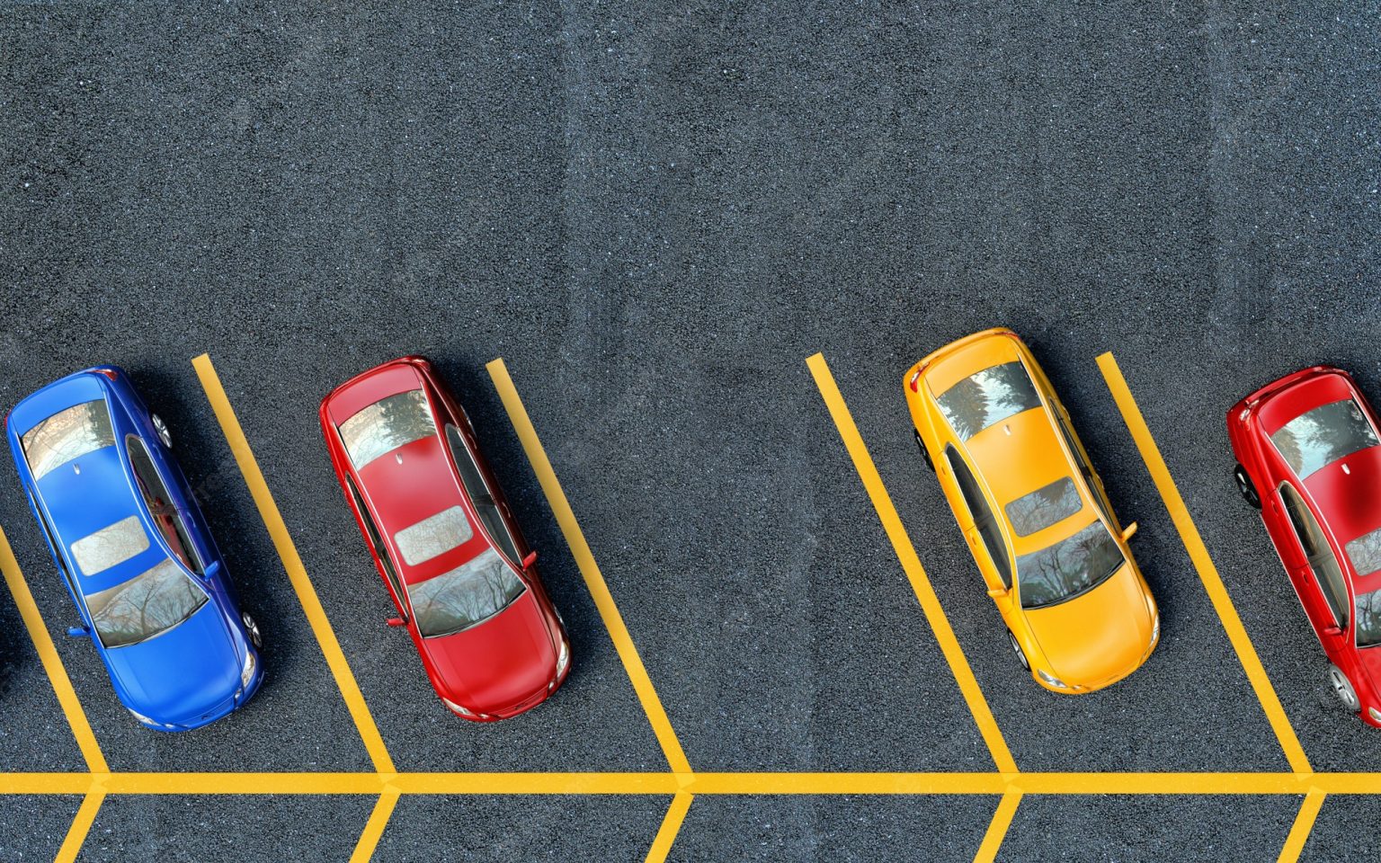 Véhicule stationné dans un parking sécurisé pour un long voyage