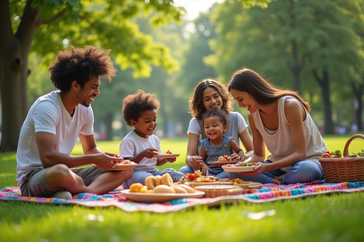 famille multiculturelle