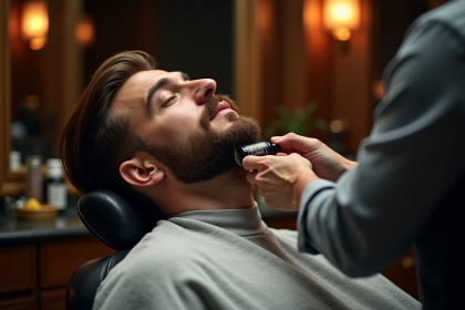 Soins et massages pour stimuler la pousse de la barbe
